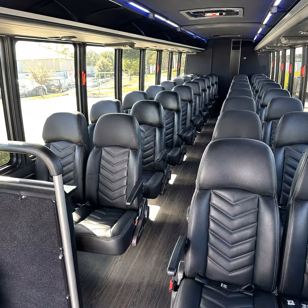 30 passenger minibus inside