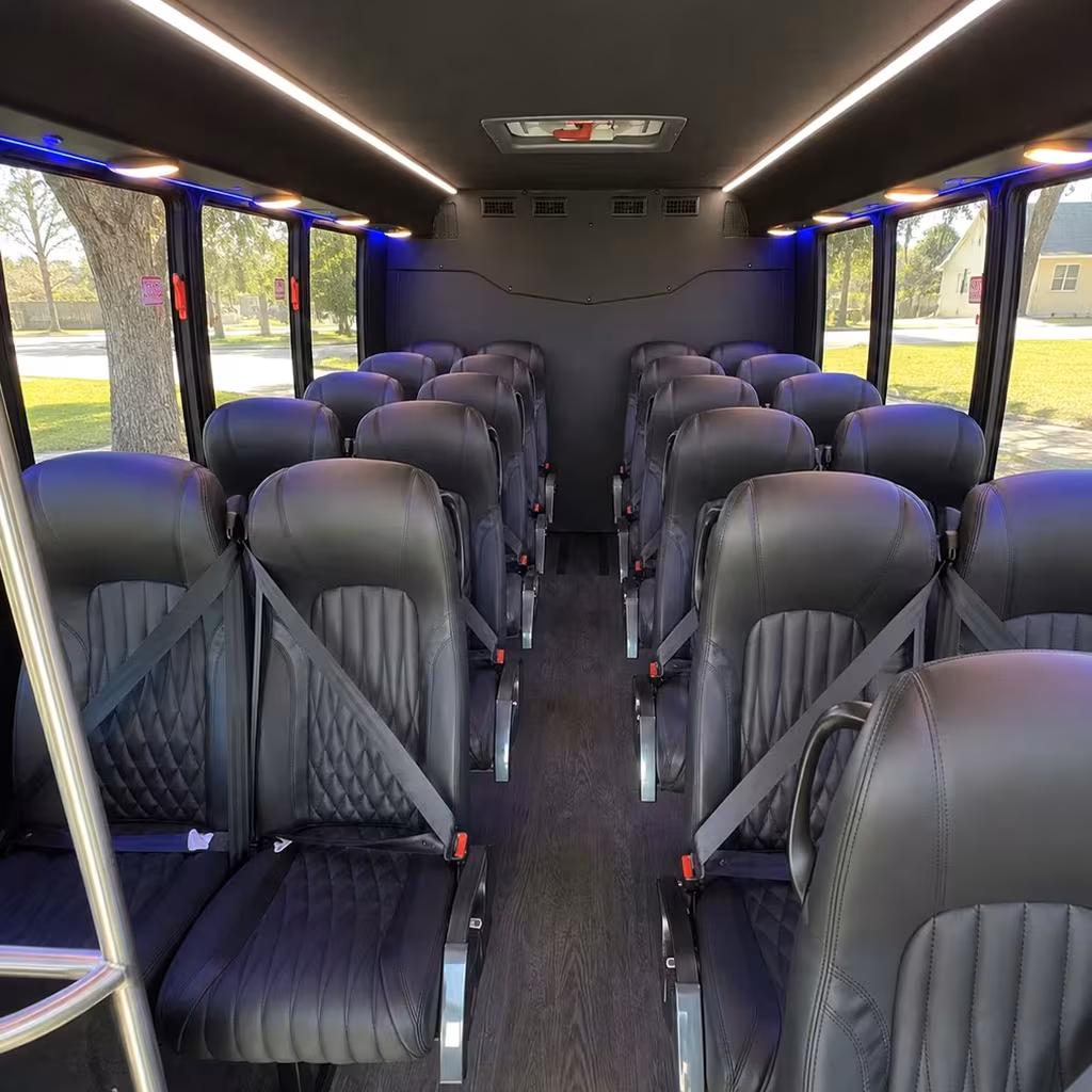 30 passenger minibus interior