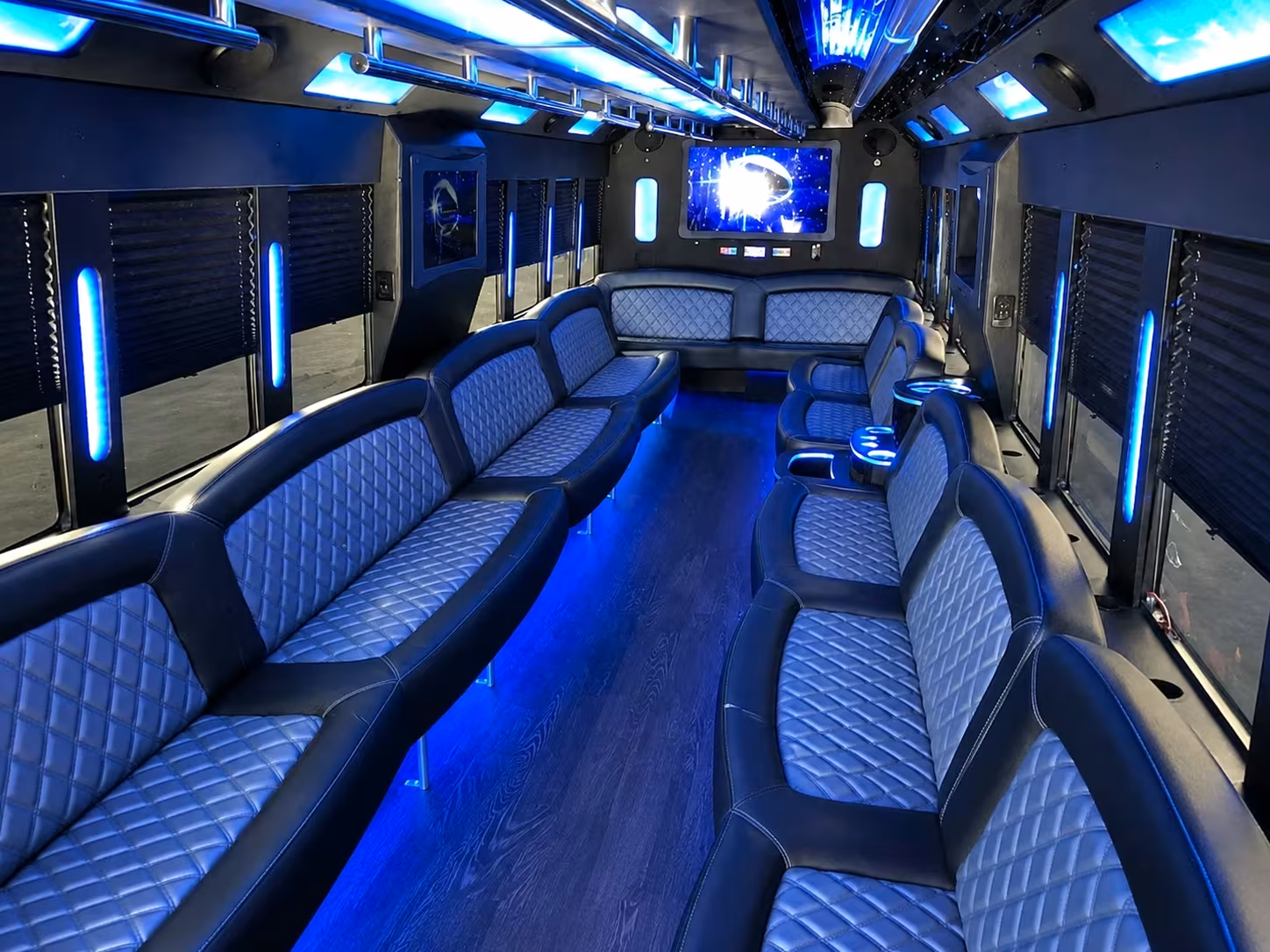 oceanside party bus rentals for pre show and post show celebrations